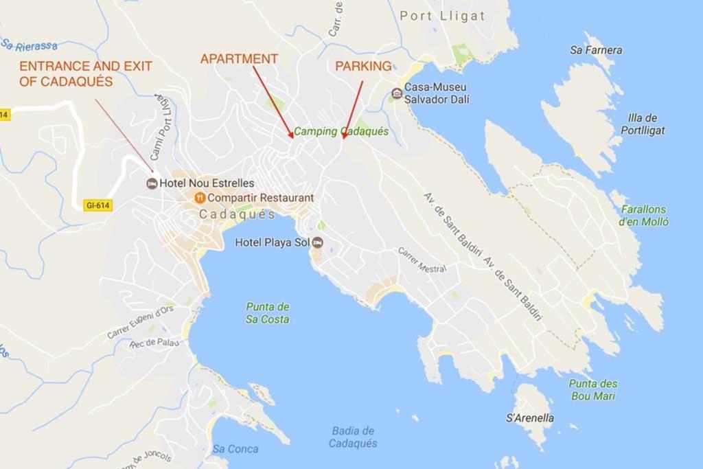 Apartamento Con Jardincito En El Centro De Cadaques Ngoại thất bức ảnh
